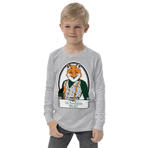 Youth Gentleman Fox Unisex Long Sleeve Shirt