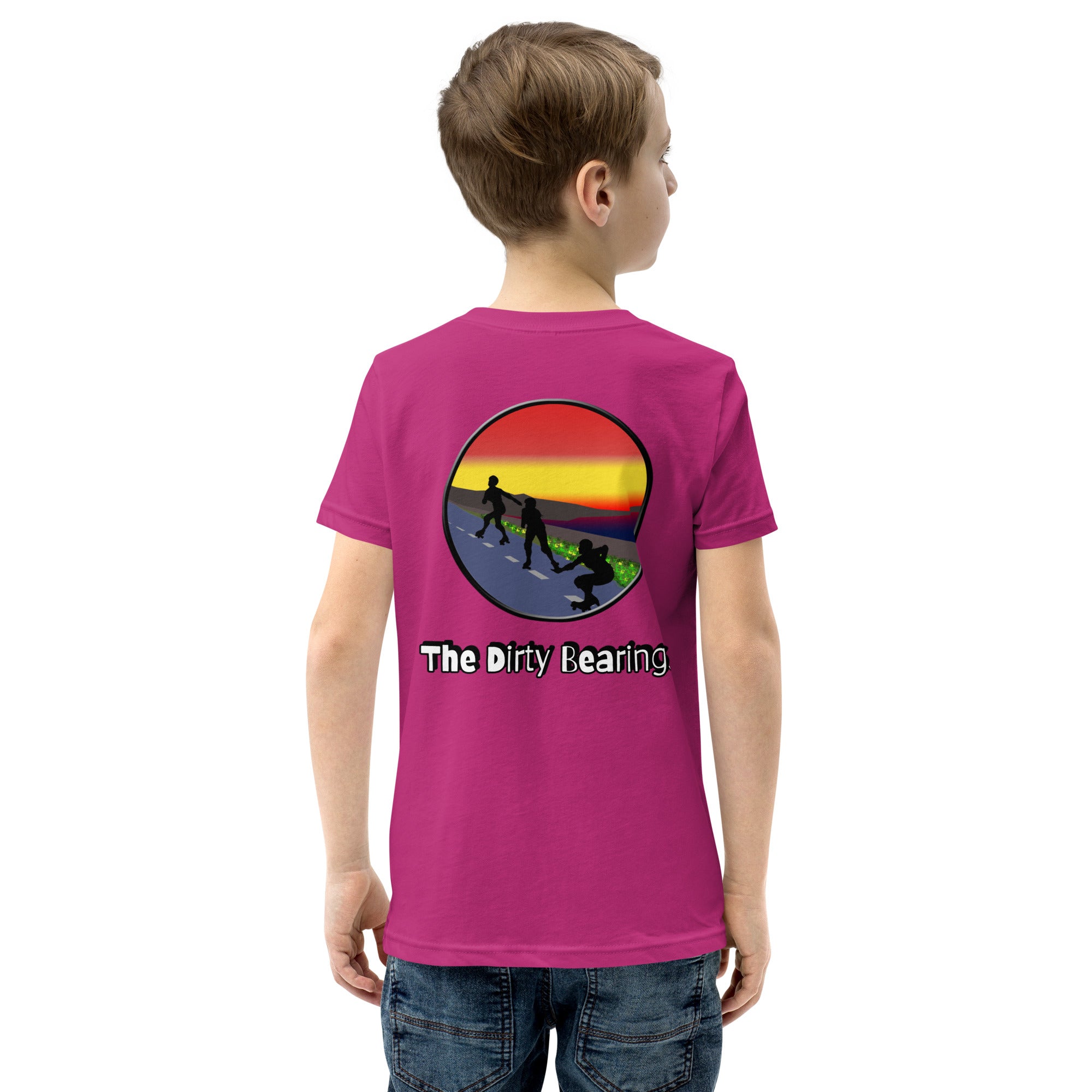 The Dirty Bearings Dual Print Youth Short Sleeve T-Shirt