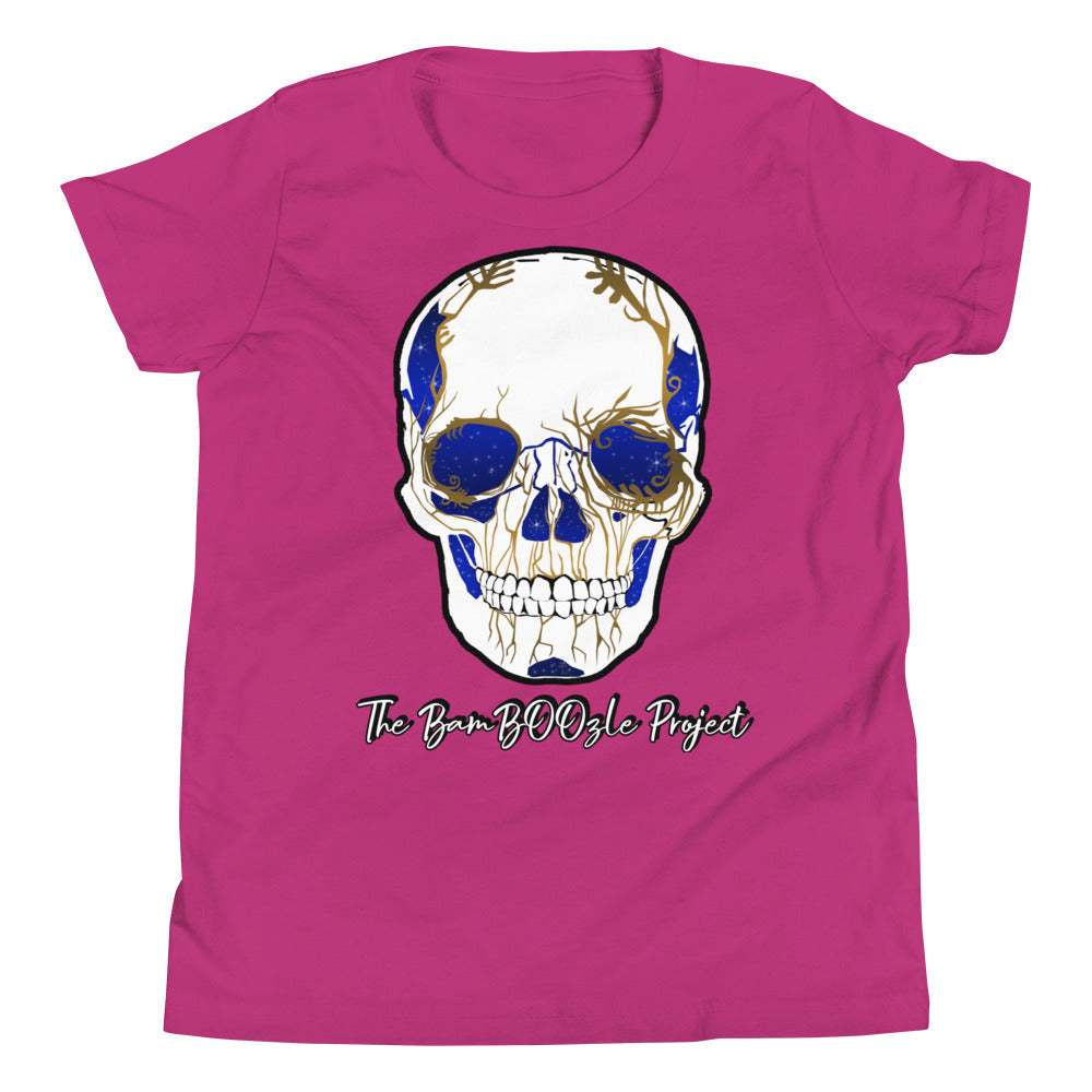 Electric Sugar Skull Youth Short Sleeve T-Shirt