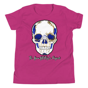Electric Sugar Skull Youth Short Sleeve T-Shirt