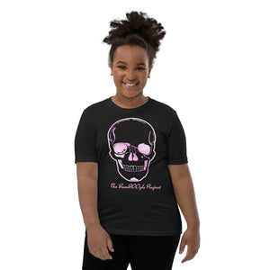 Skull Crusher Pink Youth Short Sleeve T-Shirt