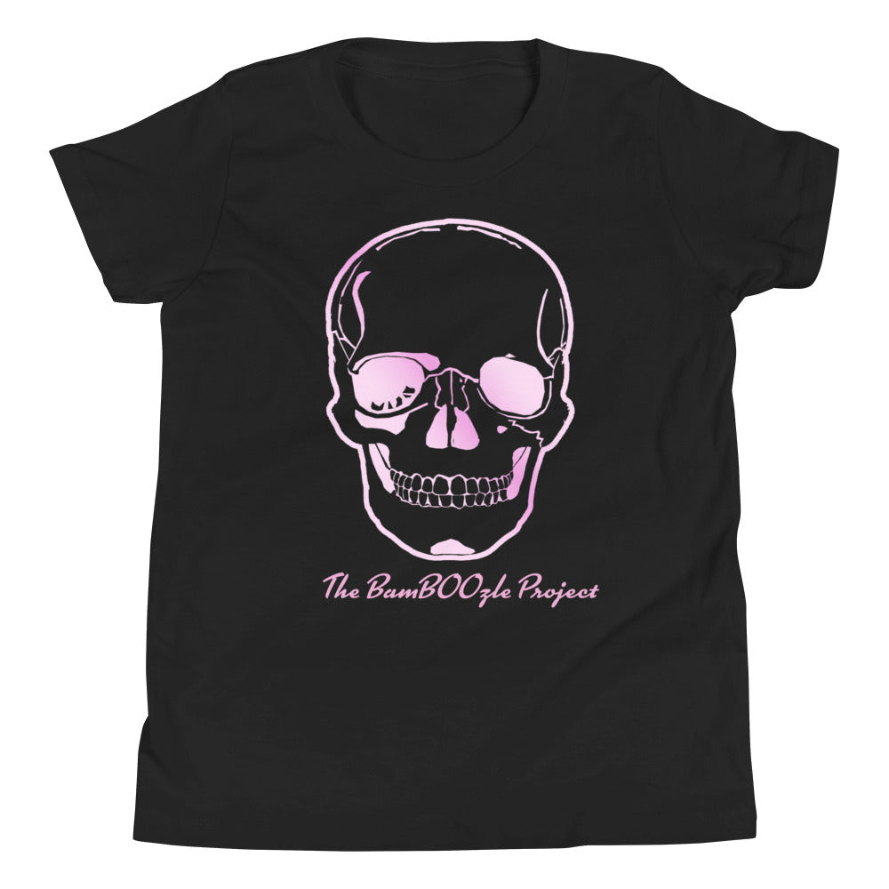Skull Crusher Pink Youth Short Sleeve T-Shirt