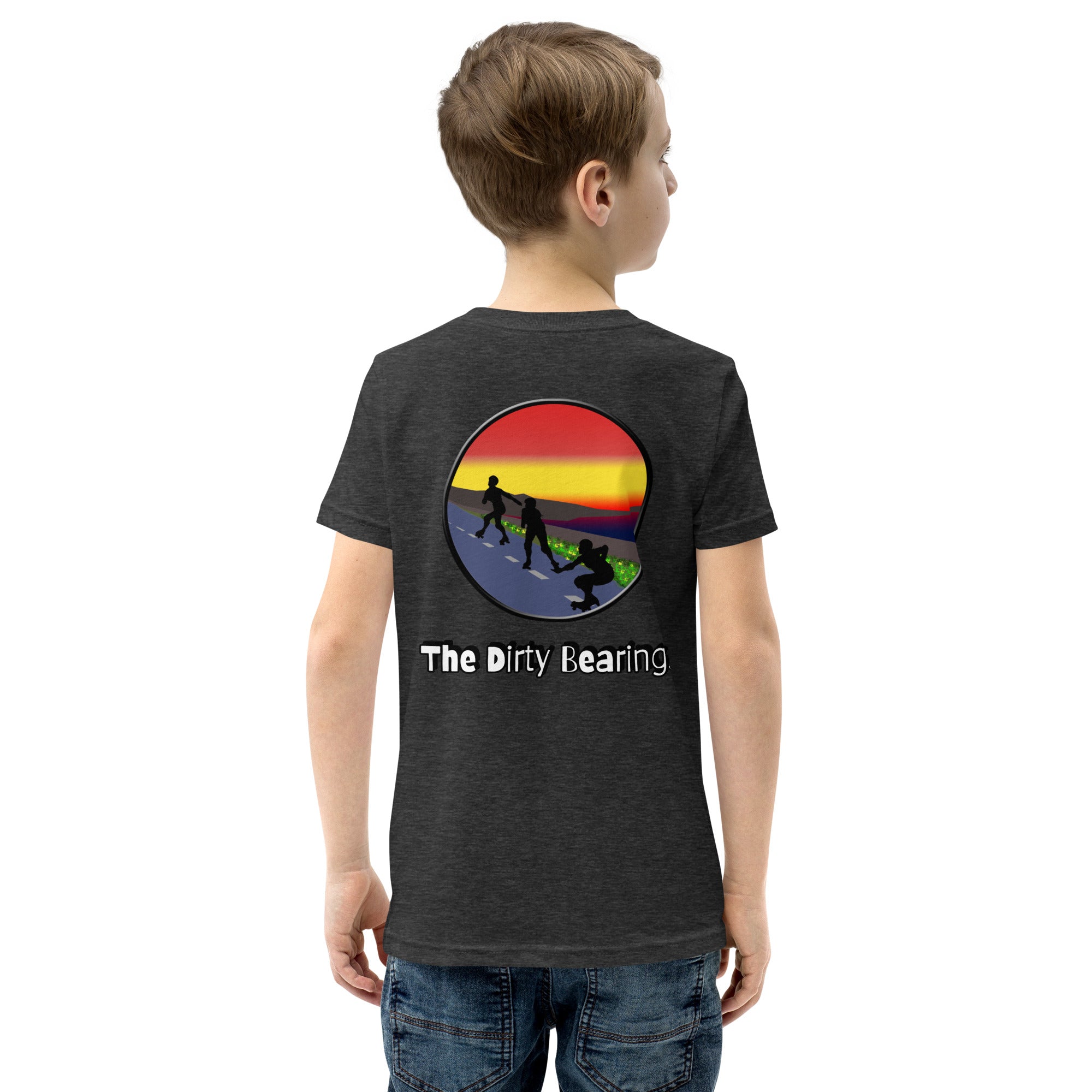 The Dirty Bearings Dual Print Youth Short Sleeve T-Shirt