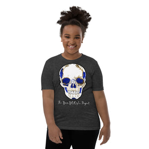 Electric Sugar Skull Youth Short Sleeve T-Shirt