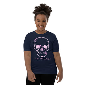 Skull Crusher Pink Youth Short Sleeve T-Shirt